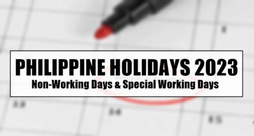 Philippine Holidays 2023