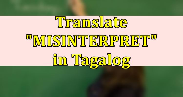 misinterpret