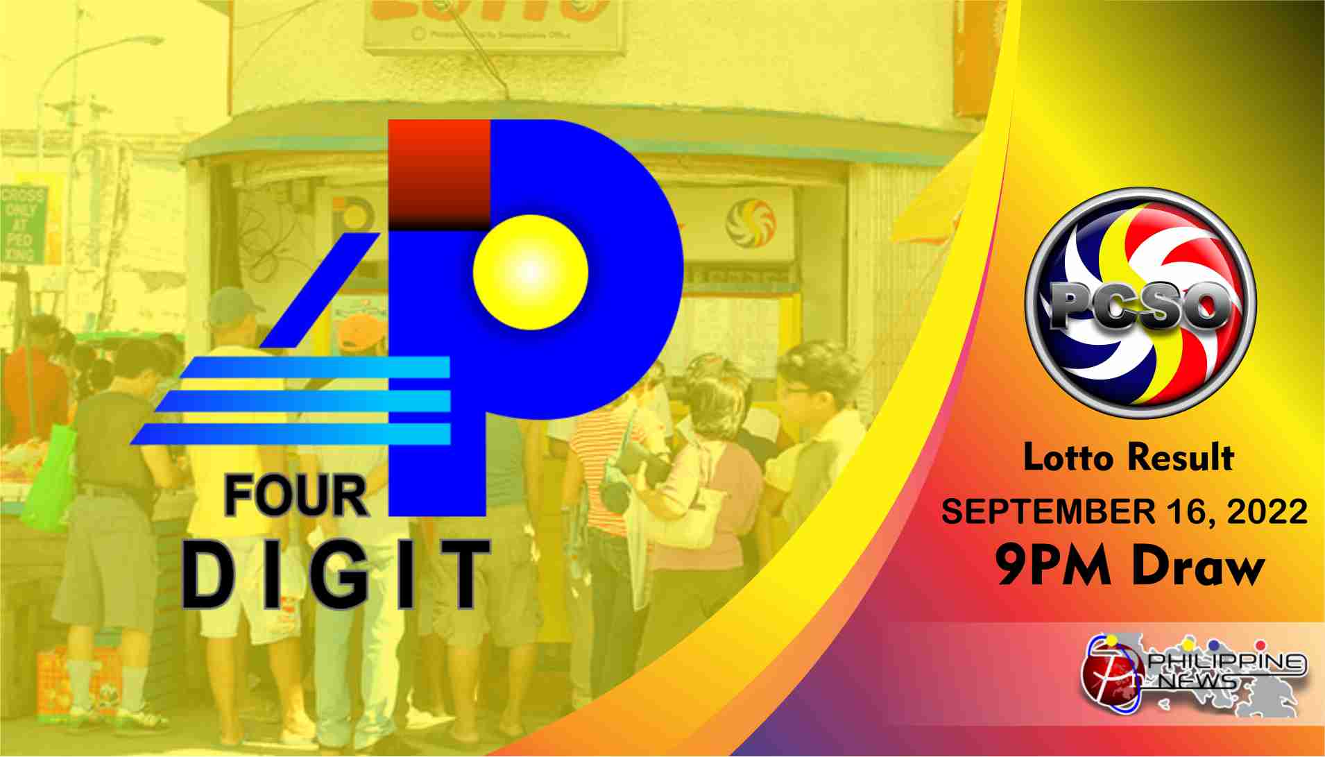 4D LOTTO RESULT Today, Friday, September 16, 2022 - Official PCSO Lotto ...