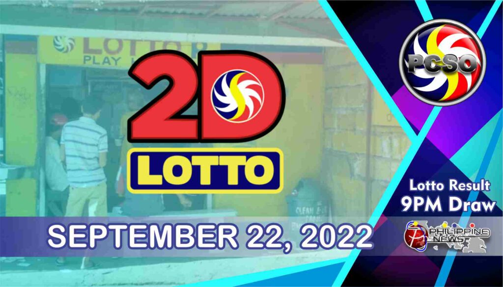 2D LOTTO RESULT Today, Thursday, September 22, 2022 - Official PCSO ...