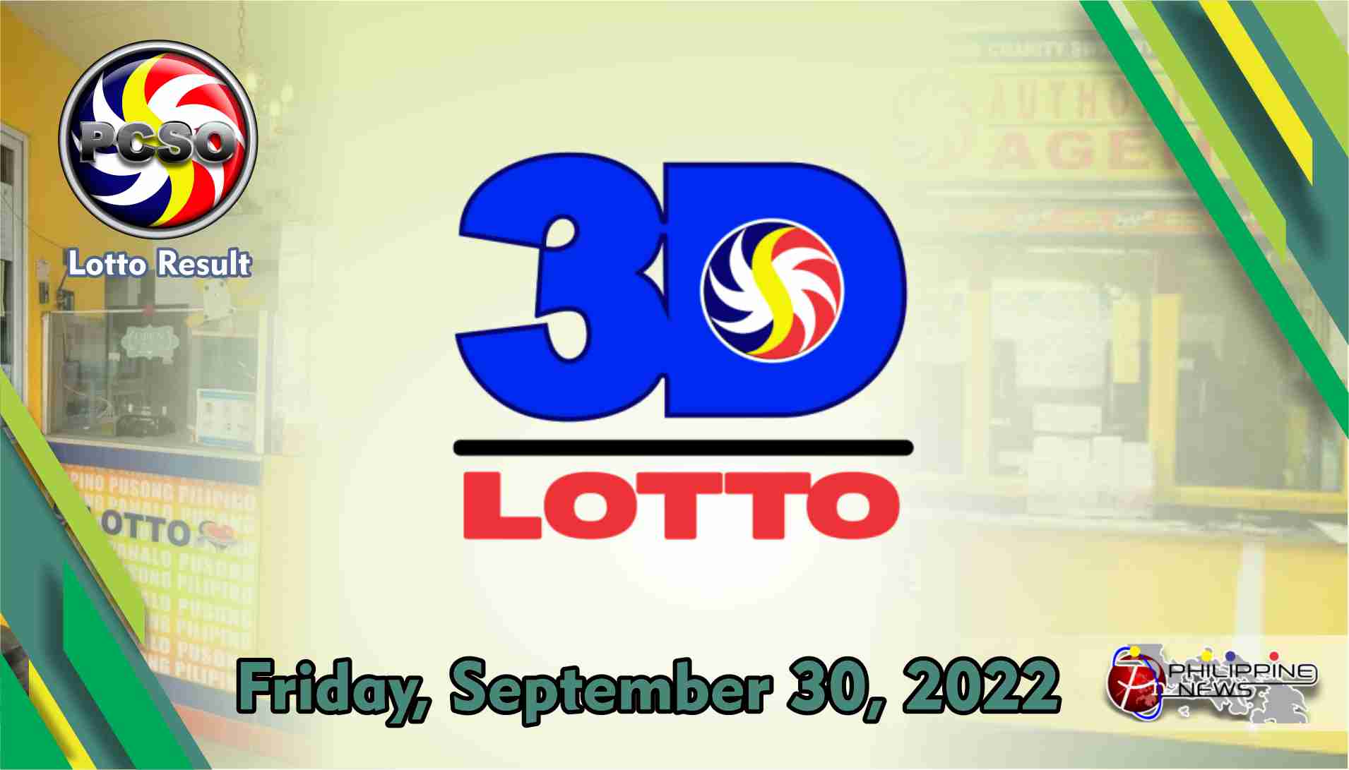 3D LOTTO RESULT Today, Friday, September 30, 2022 - Official PCSO Lotto ...