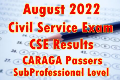 Civil Service Exam Result