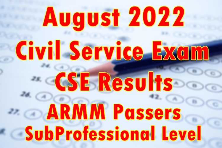 civil-service-exam-result-august-2022-armm-passers-subprofessional