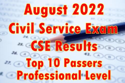 Civil Service Exam Result