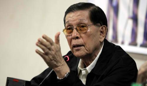 Juan Ponce Enrile Age 2022
