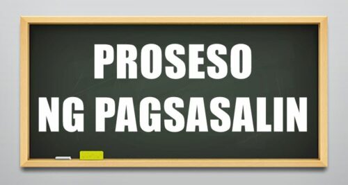 Proseso Ng Pagsasalin