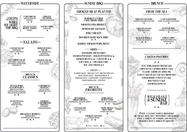 Waterside BBQ Brunch