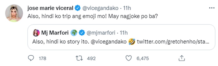 vice ganda mj marfori tweet