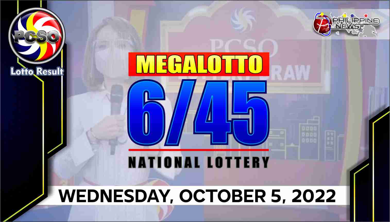 6/45 LOTTO RESULT Today, Wednesday, October 5, 2022 - Official PCSO ...