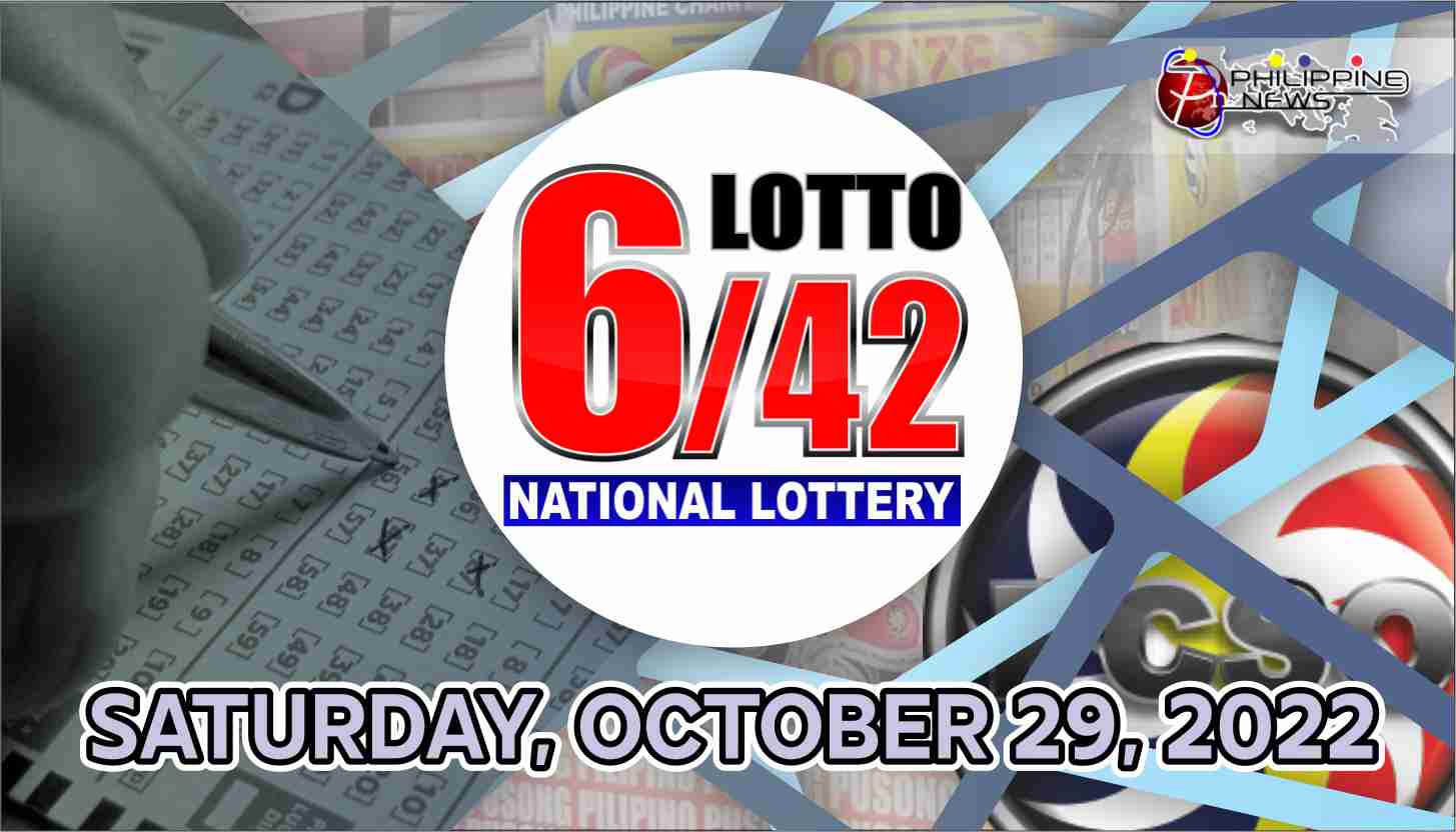 6/42 LOTTO RESULT Today, Saturday, October 29, 2022 - Official PCSO ...