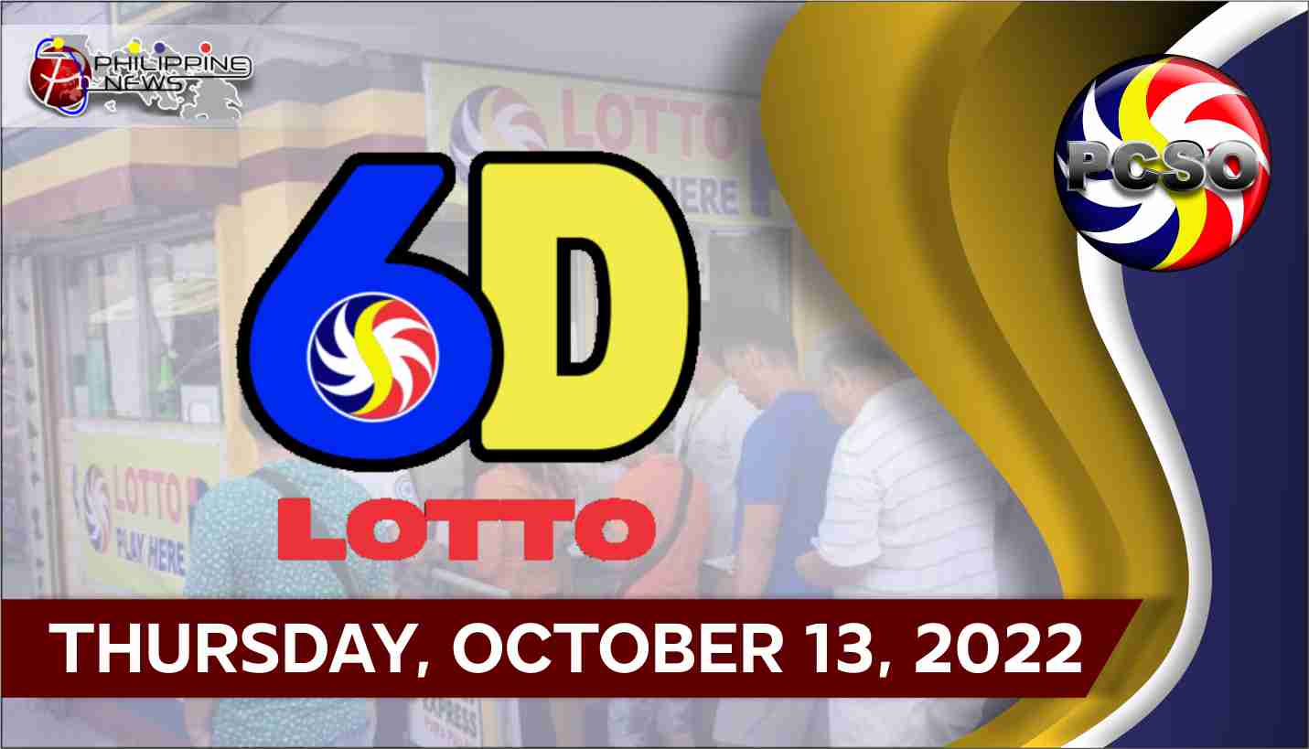 6D LOTTO RESULT Today, Thursday, October 13, 2022 - Official PCSO Lotto ...