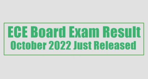 ECE Board Exam October 2022