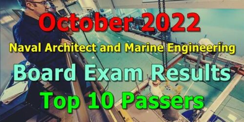 Naval Architect top 10 passers 2