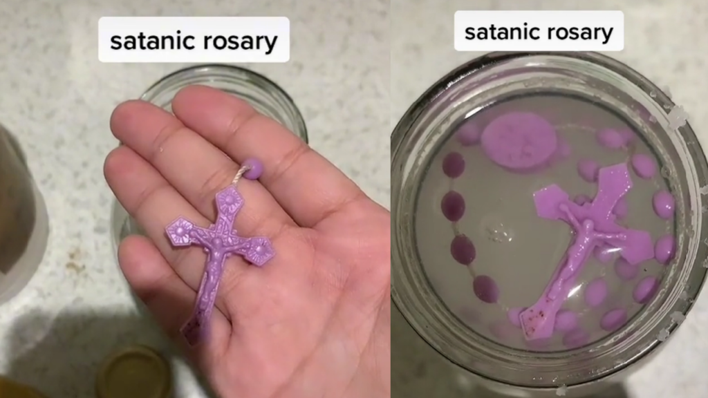 Satanic Rosary Symbols