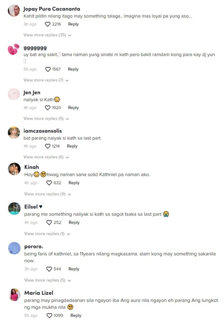 kathryn bernardo daniel padilla comments