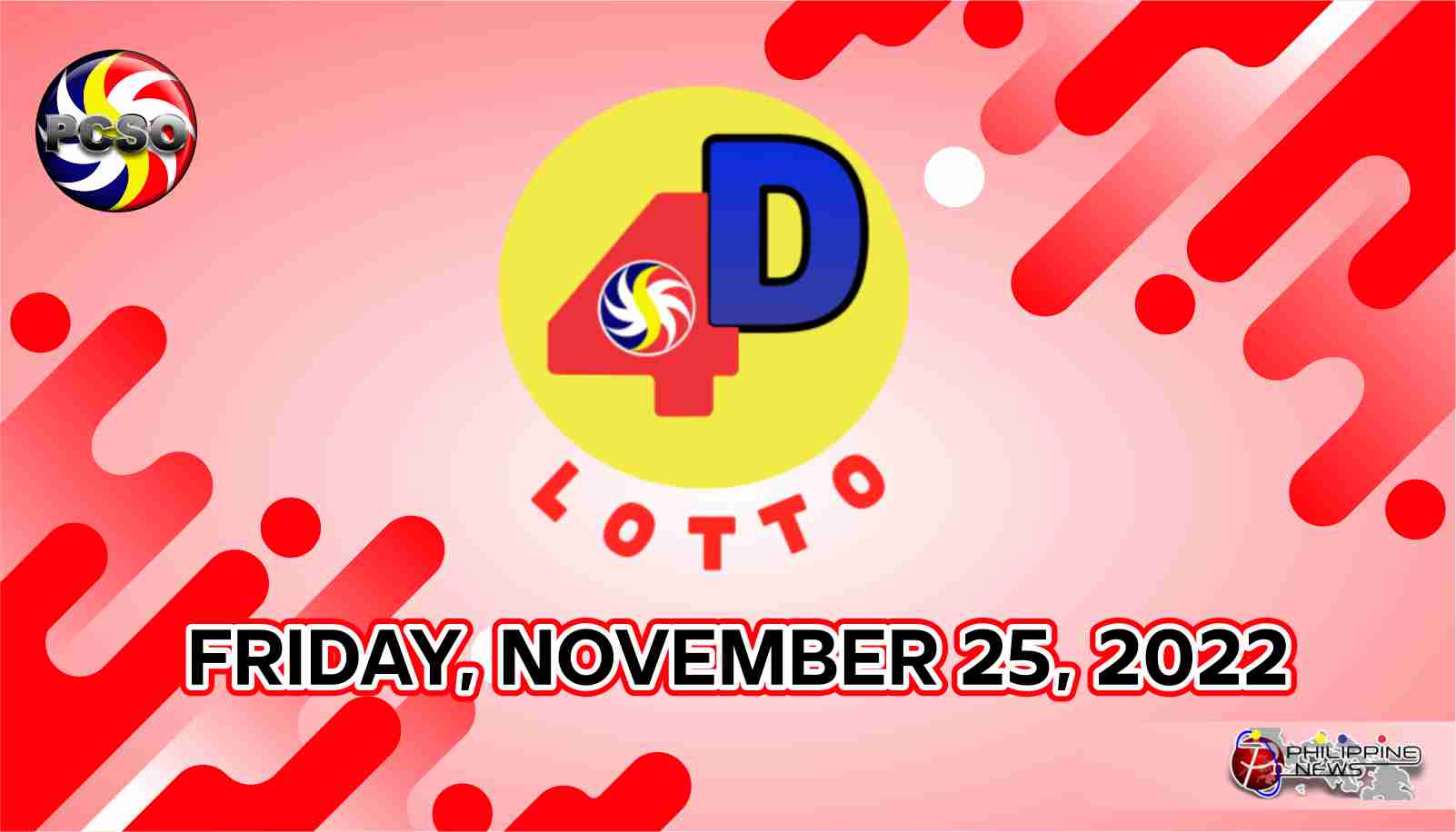 4D LOTTO RESULT Today, Friday, November 25, 2022 - Official PCSO Lotto ...