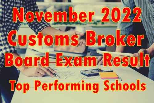 Customs Broker Board Exam
