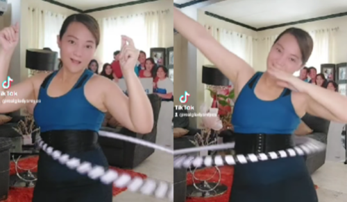 Gladys Reyes Hula Hoop