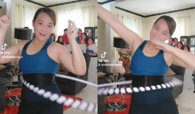 Gladys Reyes Shows Off Non Stop Hula Hoop Dance Medley