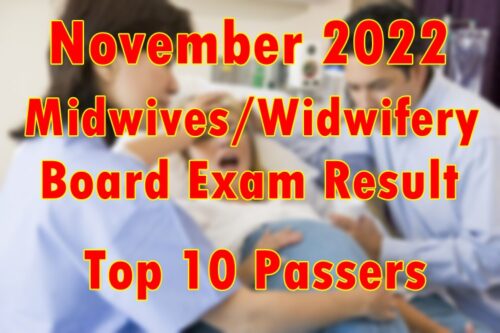 Midwives Board Exam Result
