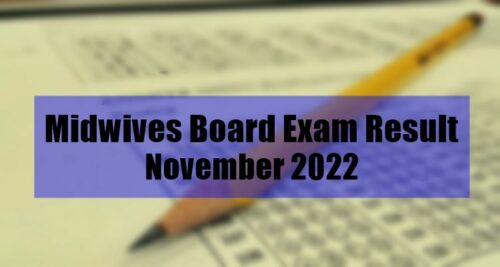 Midwives Board Exam Result November 2022