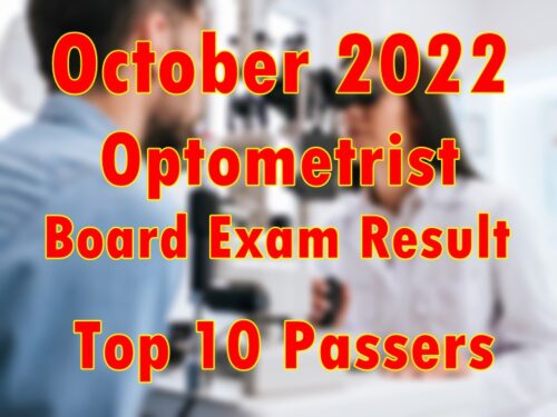 Optometrist Board Exam Result