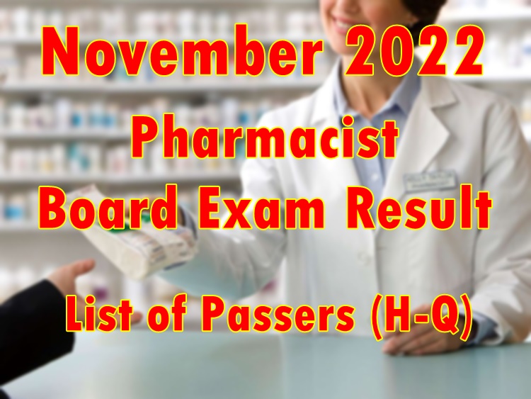 pharmacist room assignment november 2022