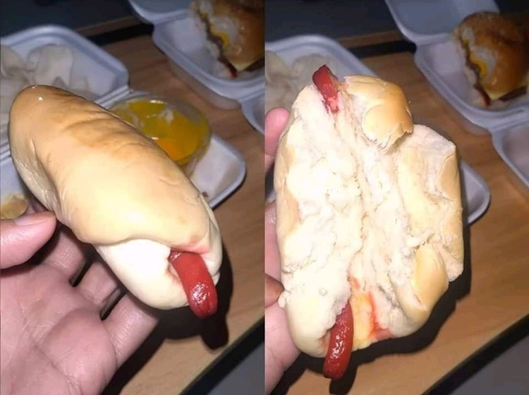 Disappointed Customer Flexes ‘Hotdog Sandwich’ “Sandwich na may