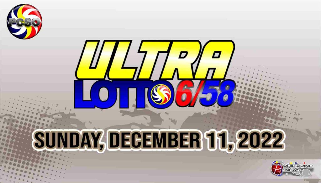 6/58 LOTTO RESULT Today, Sunday, December 11, 2022 Official PCSO