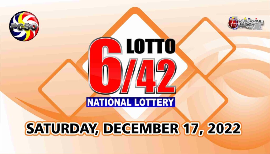 6/42 LOTTO RESULT Today, Saturday, December 17, 2022 Official PCSO