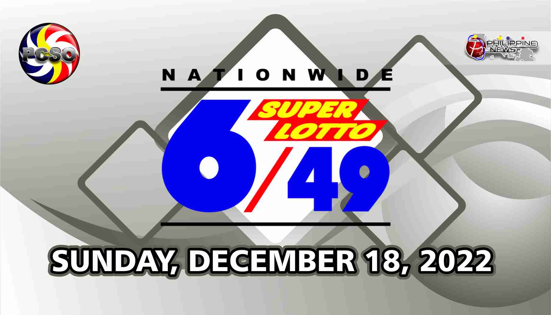 6 49 Lotto Result Today Sunday December 18 2022 Official Pcso Lotto Result