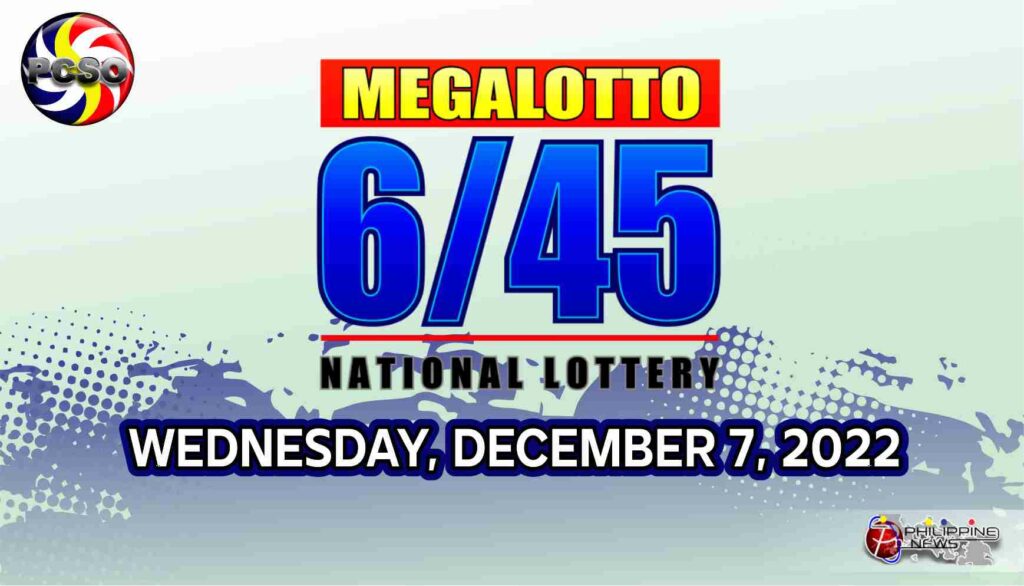 6/45 LOTTO RESULT Today, Wednesday, December 7, 2022 - Official PCSO ...