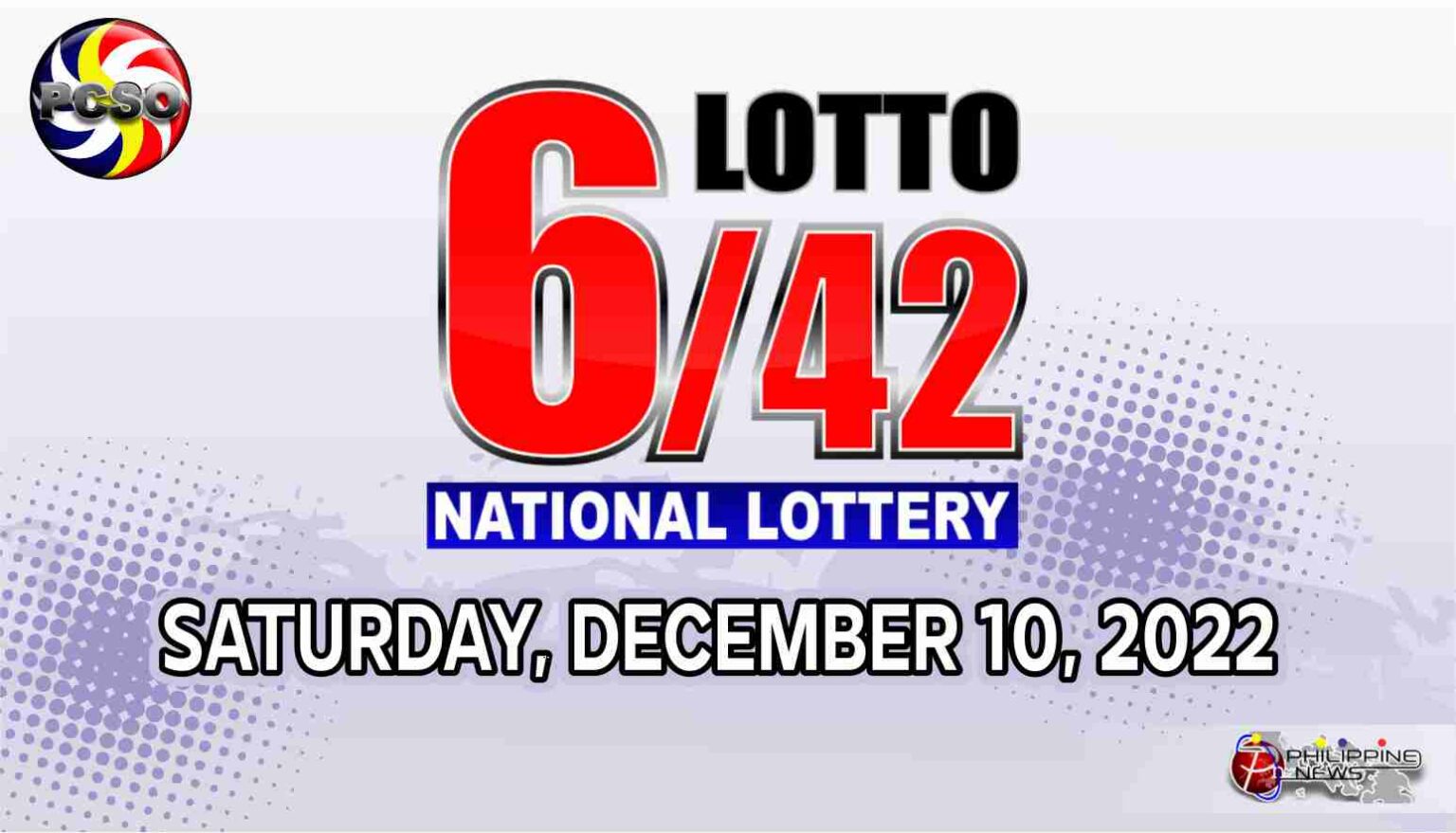 6/42 LOTTO RESULT Today, Saturday, December 10, 2022 Official PCSO
