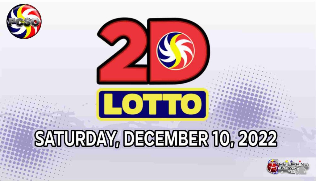 2D LOTTO RESULT Today, Saturday, December 10, 2022 - Official PCSO ...