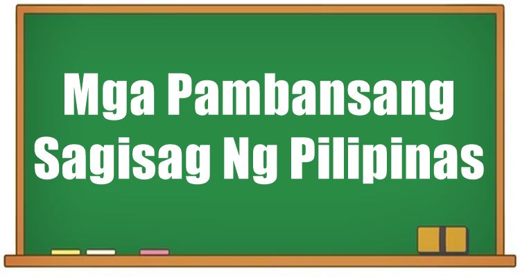 Pambansang Sagisag Ng Pilipinas Ano Ano Ang Mga Ito؟