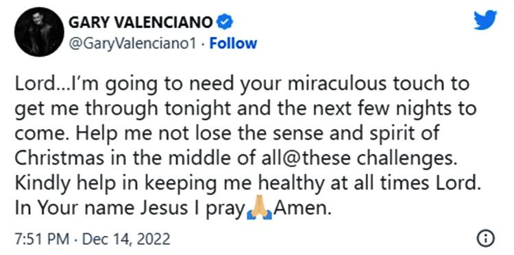 gary valenciano tweet