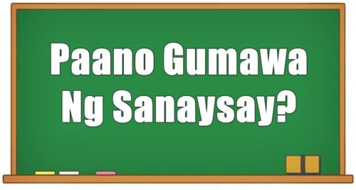 Paano Gumawa Ng Sanaysay