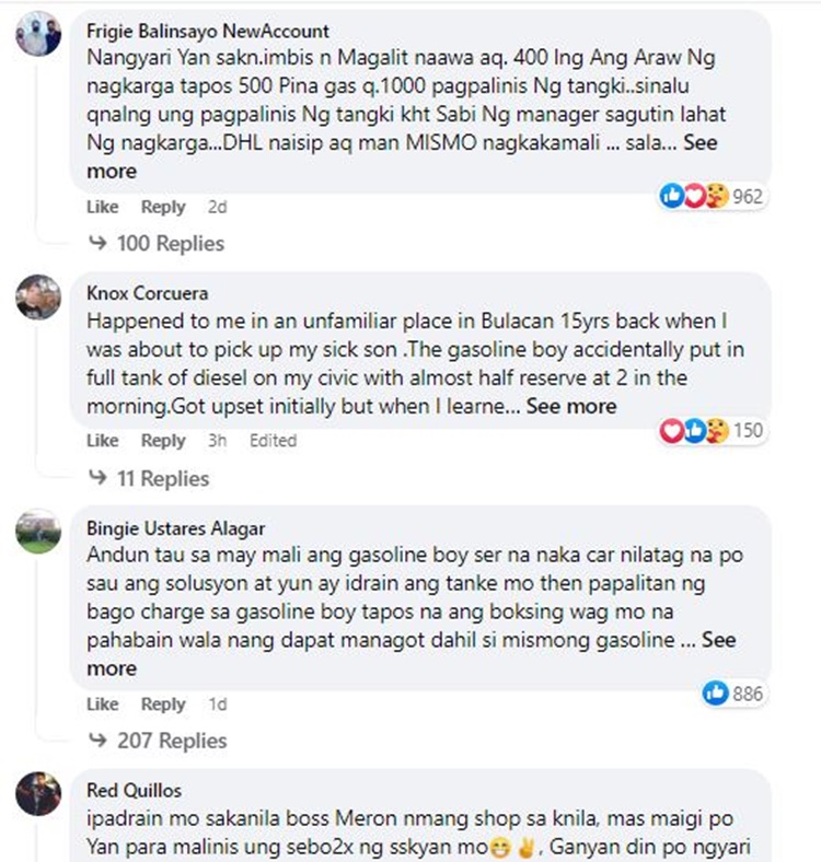 Gasoline Station Crew Accidentally Refills Unleaded Gas to Diesel Vehicle