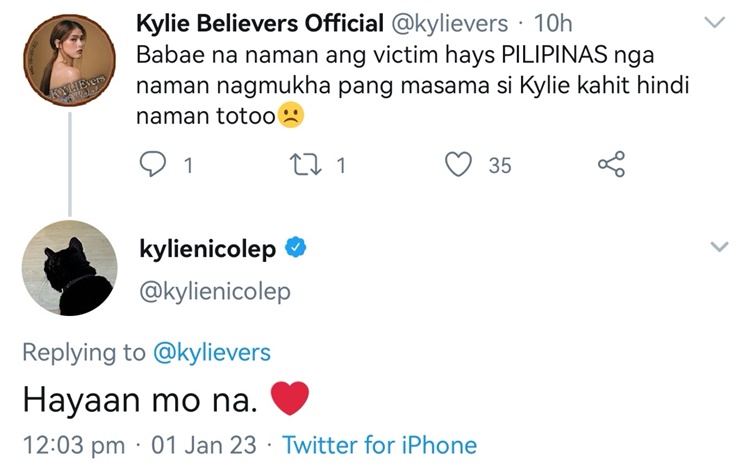 kylie padilla comments