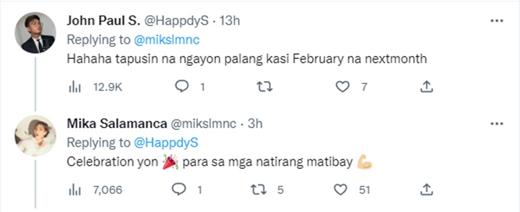 mika salamanca comment