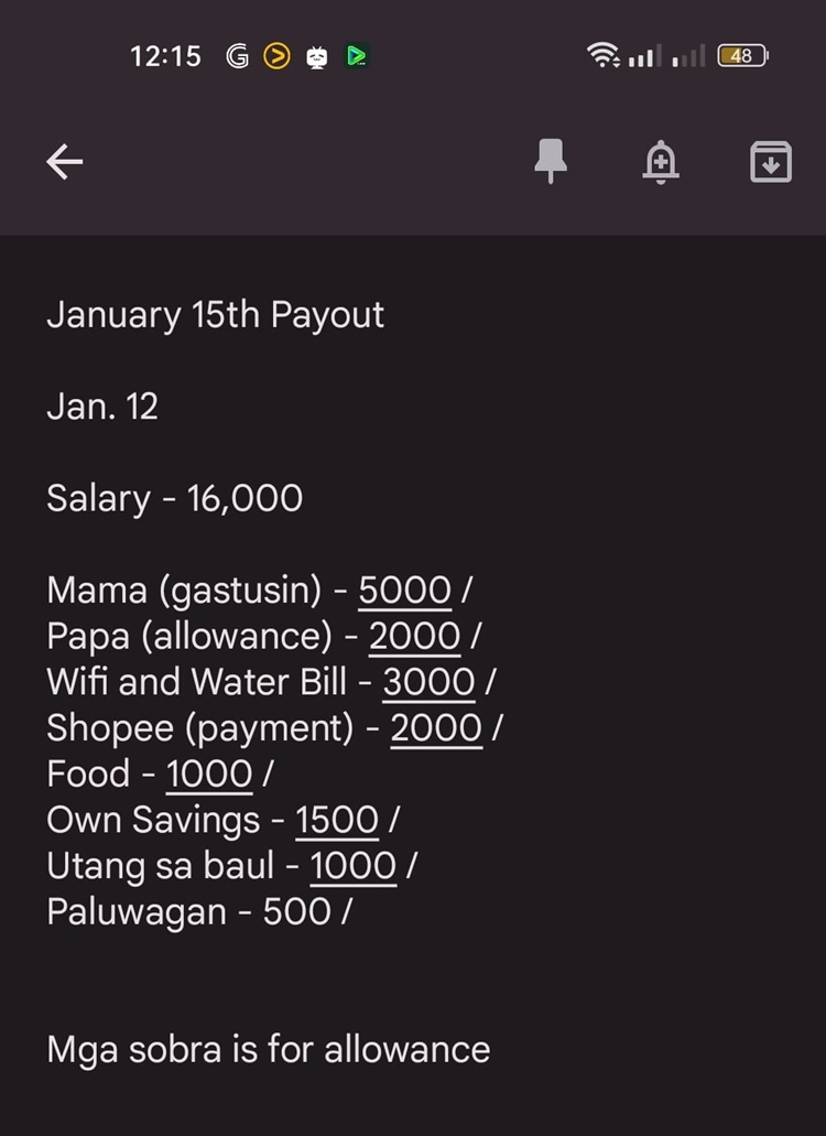 Responsible Daughter Breaks Down “Unang Sahod sa Taong 2023”