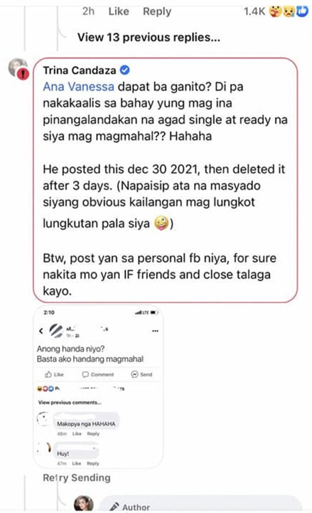 trina candaza post