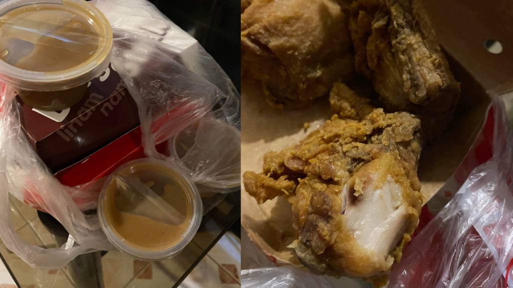 Delivery Rider Chicken Skin