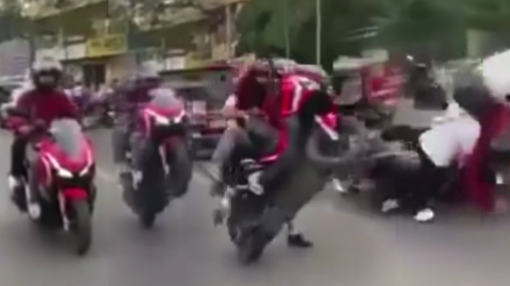 Reckless Rider Stunt Accident