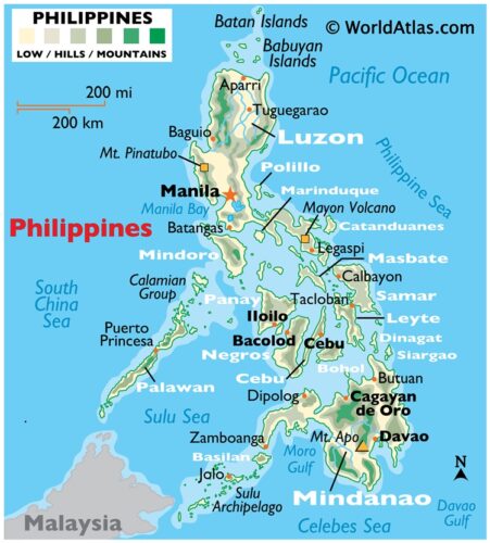 Philippine Map Here S Map Of The Philippines The Regions Provinces