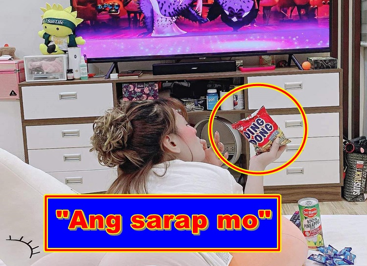 Lai Austria While Eating ‘ding Dong Snack Mix “ang Sarap Mo” 9536