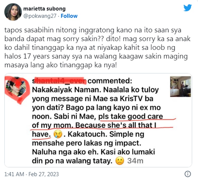 pokwang tweet