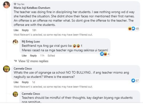 DepEd Starts Probe Vs Teacher Scolding Students In Viral Video For ...