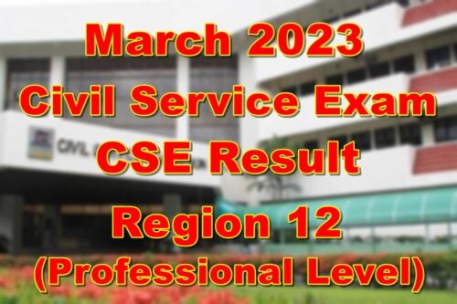 Civil Service Exam Result