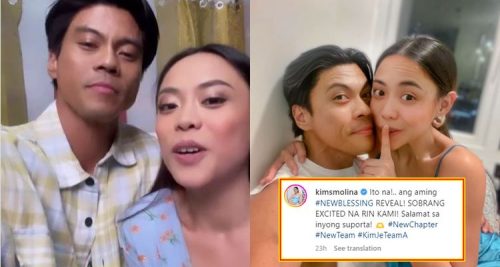 Kim Molina and Jerald Napoles